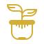 Potted plant icon representing our plant watering and care services